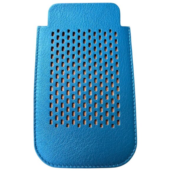 Hermes Swift Chevre Calfskin Bleu Colvert Credit Card Drivers License Wallet - Picture 4 of 8